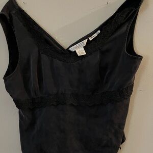 JohnPaulRichard Black Silk Top
